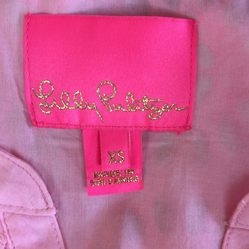 Lilly Pulitzer Pink Eyelet Koggaia Dress